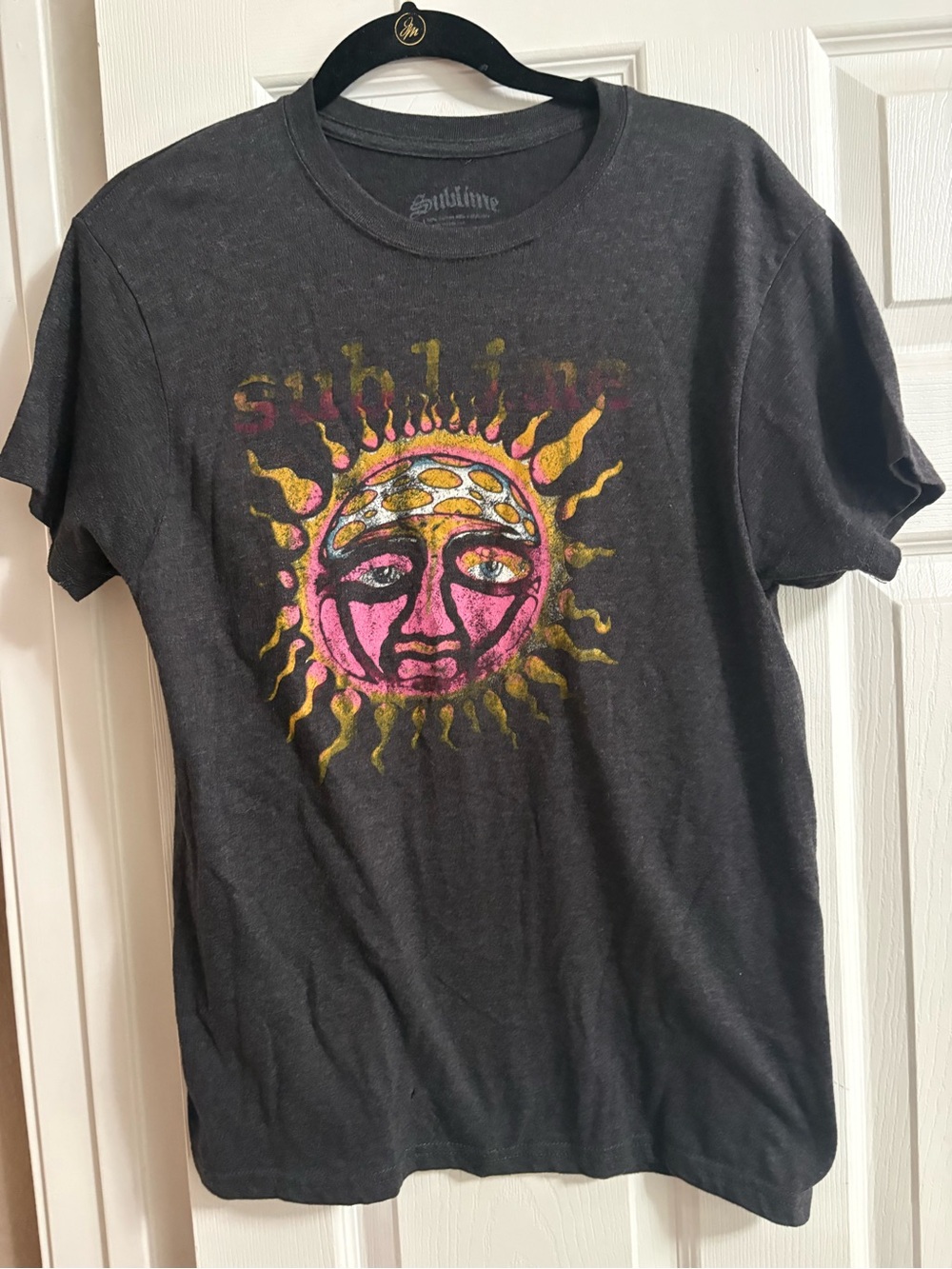 Sublime short sleeve graphic band t shirt comfy cotton stretch L